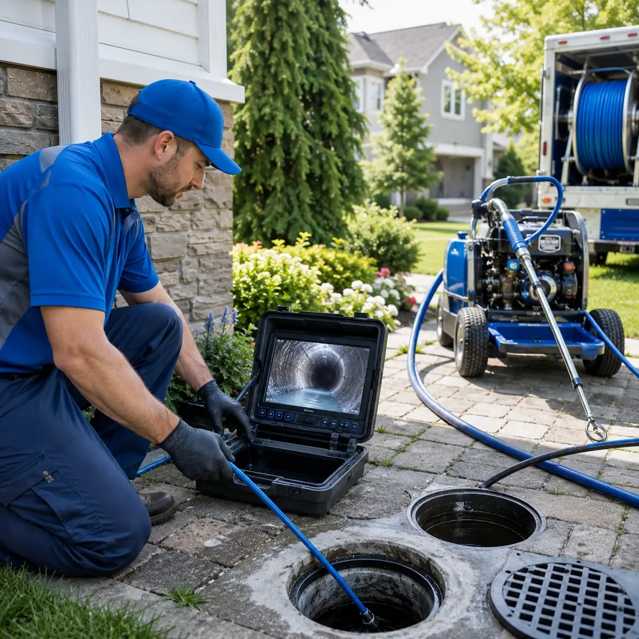 Outdoor drain cleaning professionals serving Dunbar, PA